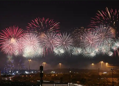 上思县焰火晚会